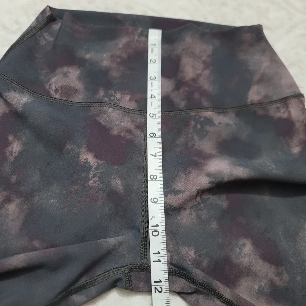 ALO Yoga Solarized High-Rise Tie-Dye Leggings Oxblood Size M